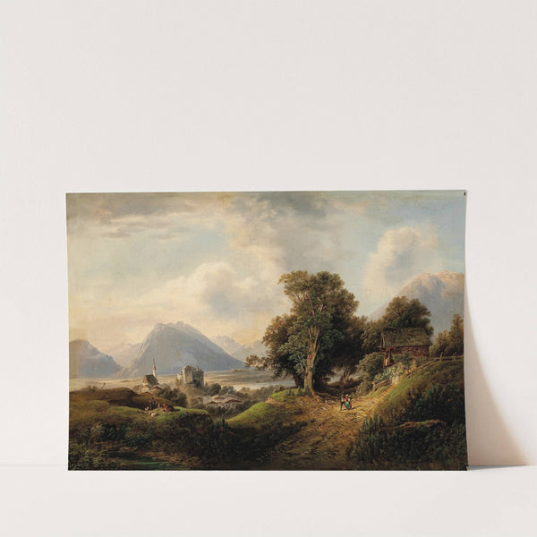 Shepherds Resting by Franz Barbarini