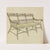 Sheraton Painted Three-Back Settee by American 20th Century