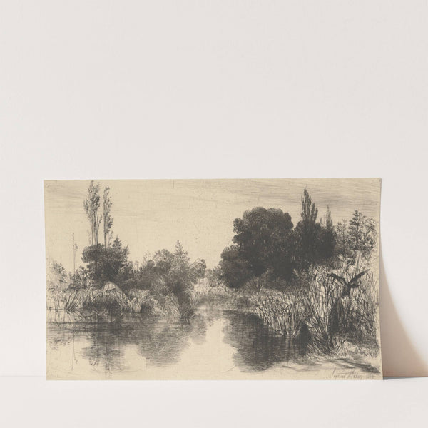 Shere Mill Pond, no. 2 (1860) by Francis Seymour Haden