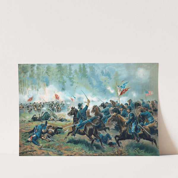 Sheridan's charge at Winchester by Anonymous