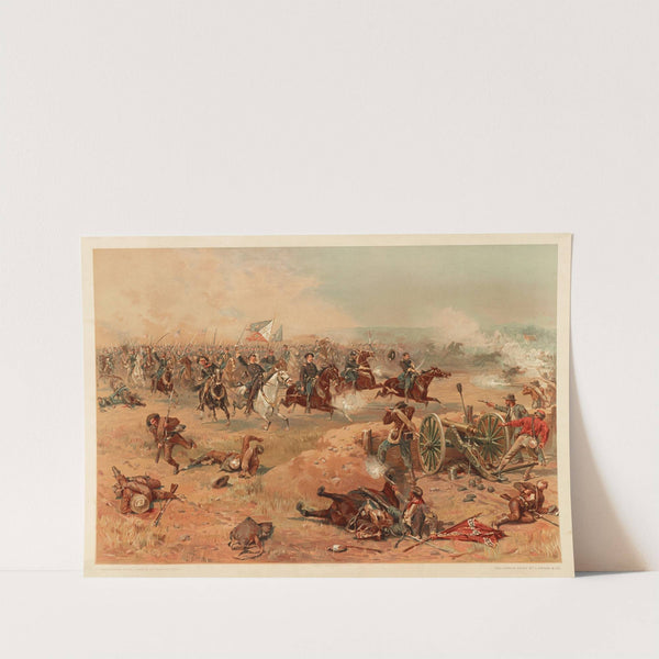 Sheridan’s final charge at Winchester (1886) by Thure de Thulstrup