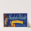 Sherlock’s Delight Florida Citrus Label (1930-1950)