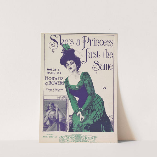 She's a princess just the same by Anonymous