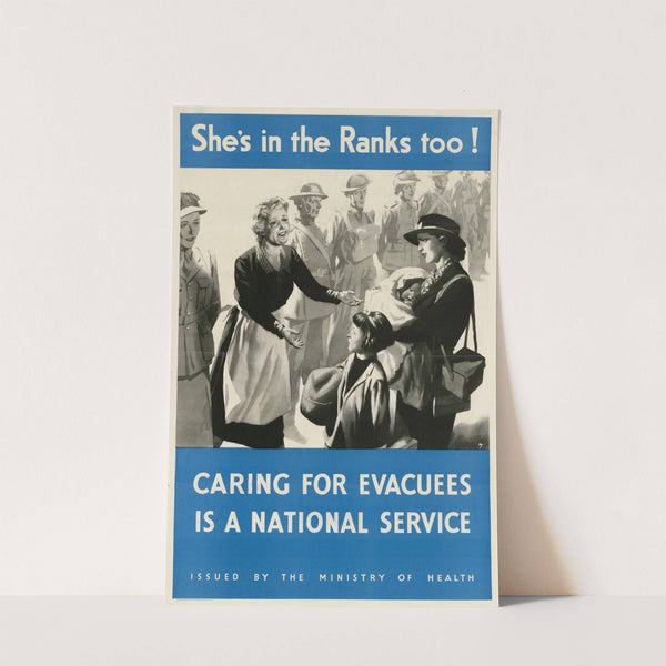 She’s in the Ranks Too! – Caring for Evacuees is a National Service
