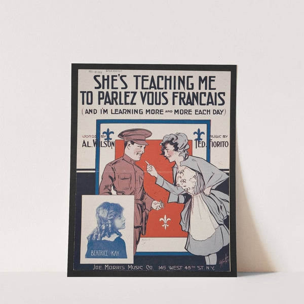 She's teaching me to parlez vous Francais (and I'm learning more and more each day) by Anonymous