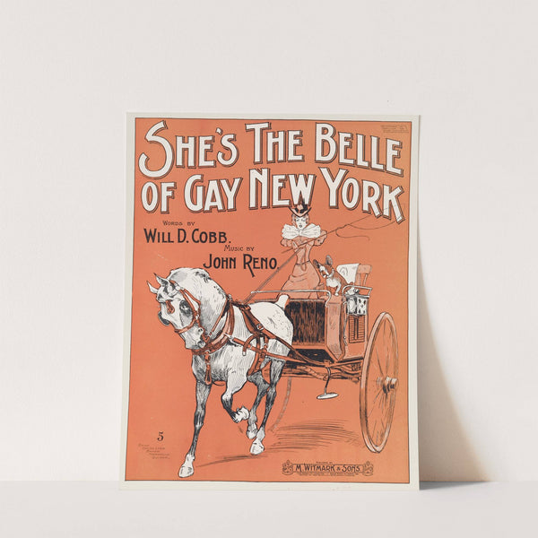 She's the belle of Gay New York by Anonymous