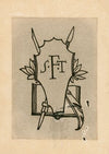 Shield design from prefatory materials of Bell’s decorated edition of the Tempest (1900)