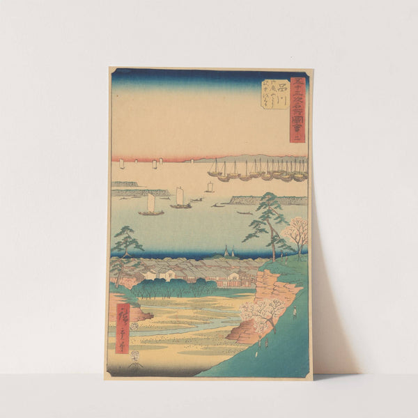 Shinagawa (1855) by Andō Hiroshige