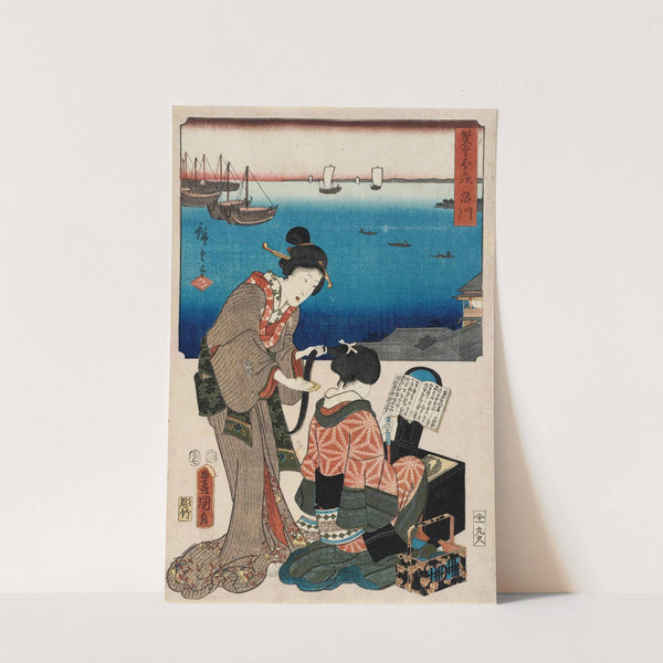 Shinagawa by Utagawa Kunisada (Toyokuni III)