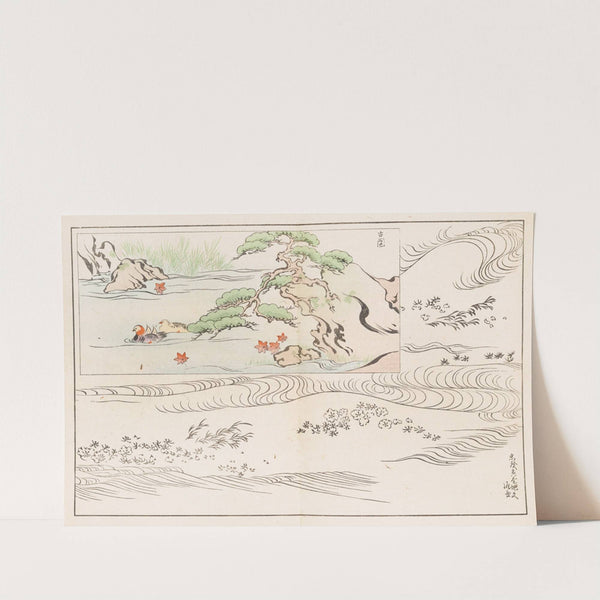 Shinsen moyō no shiori, Pl.15 by Rokkaku Shisui