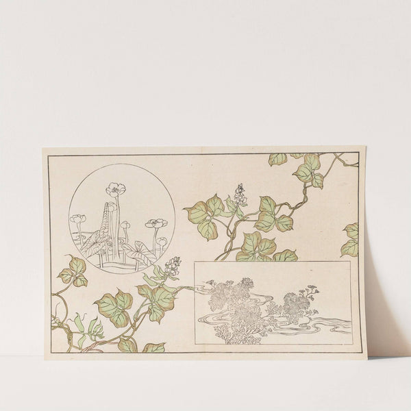 Shinsen moyō no shiori, Pl.18 by Rokkaku Shisui