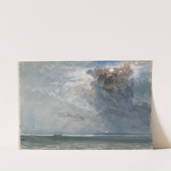 Ship at Sea during a Storm (1863) by Clarkson Stanfield