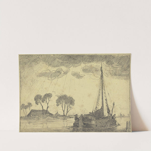 Ship on the Main by Fritz Boehle