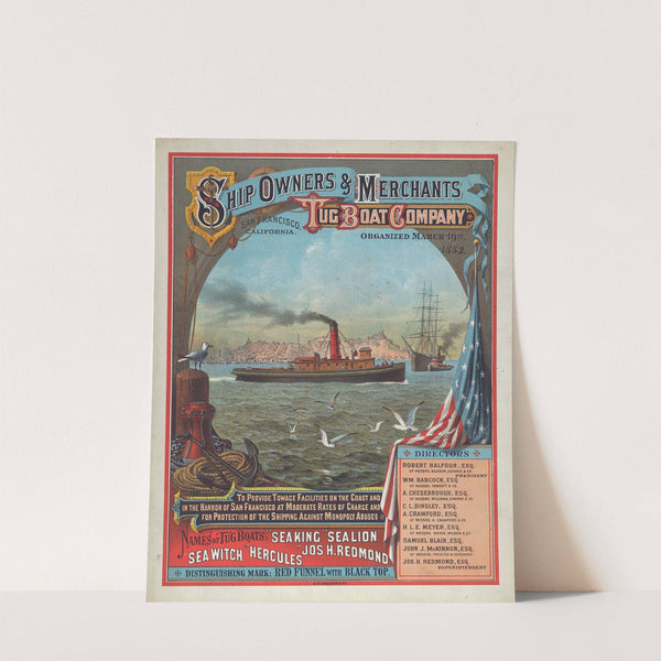 Ship Owners and Merchant Tug Boat Company by Emmanuel Wyttenbach