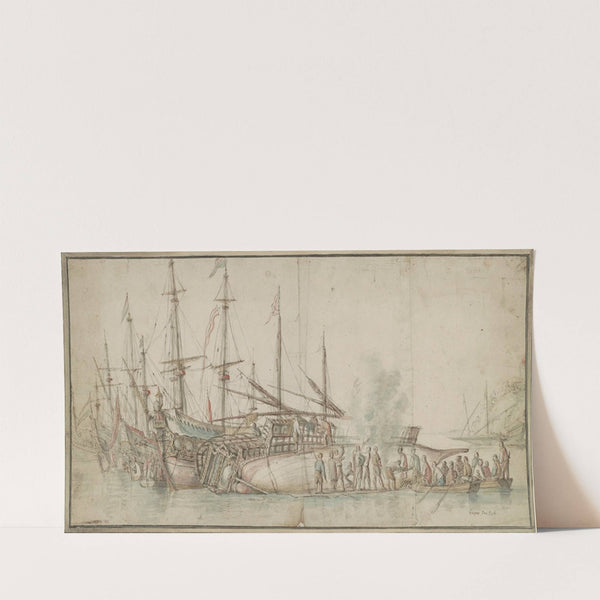 Ship Repair by Gaspar van Eyck