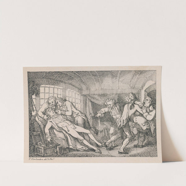 Shipboard fainting scene (1793) by Thomas Rowlandson