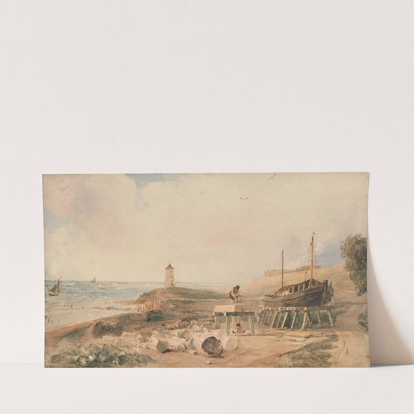 Shipbuilding on the Yorkshire Coast by Peter DeWint