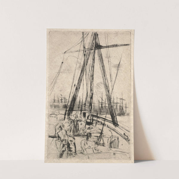 Shipping at Liverpool (1867) by James Abbott McNeill Whistler