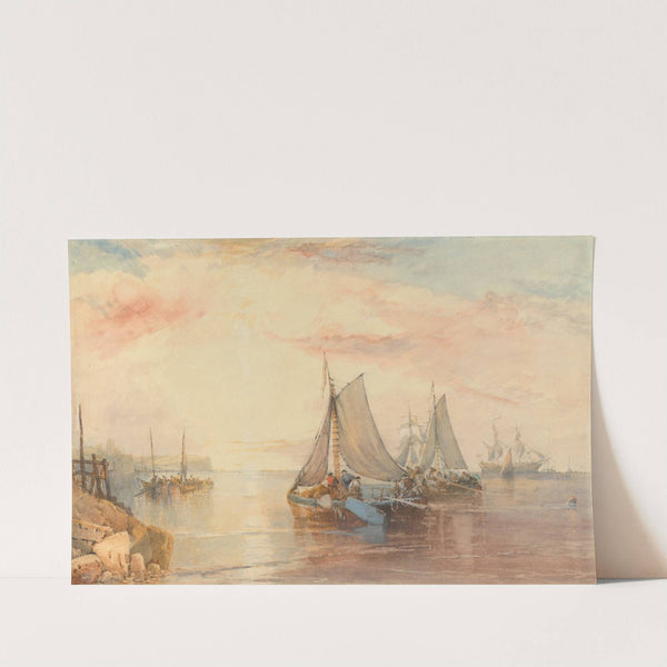 Shipping in a Calm by James Baker Pyne