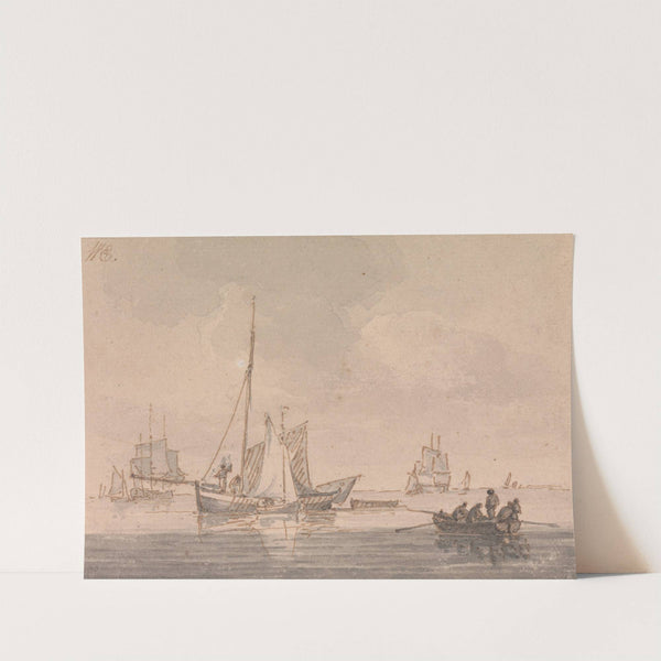 Shipping in a Calm by Luke Clennell