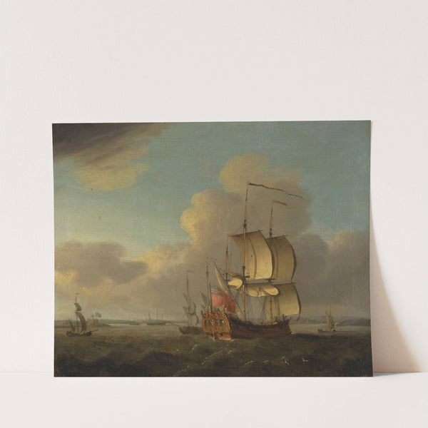 Shipping in the Thames Estuary by Thomas Mellish