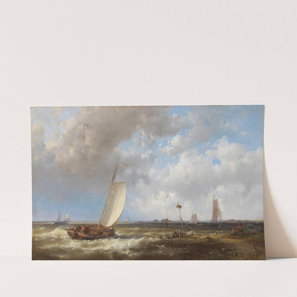 Shipping off the coast by Abraham Hulk