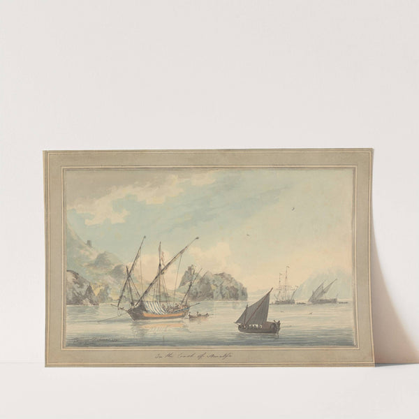 Shipping off the Coast at Amalfi by John Thomas Serres