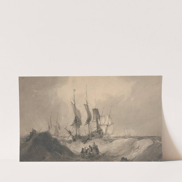 Shipping on a Stormy Day by Samuel Owen