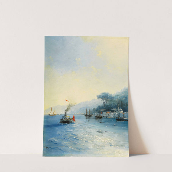 Shipping On The Bosphorus, Constantinople by Ivan Konstantinovich Aivazovsky
