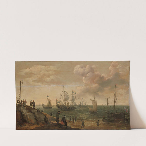 Ships along the Shore (1628) by Adam Willaerts