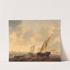 Ships and boats at sea by Jacob Adriaensz. Bellevois