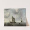 Ships at Anchor on a Quiet Sea by Jan van de Cappelle