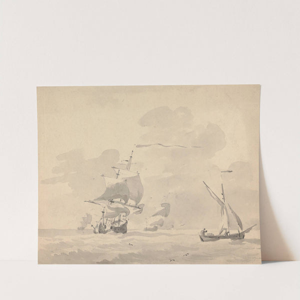 Ships at Sea by Sawrey Gilpin