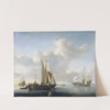 Ships before the Coast by Willem van de Velde the Younger