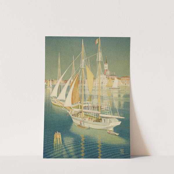 Ships from the Adriatic, Venice (1939) by Joseph Edward Southall