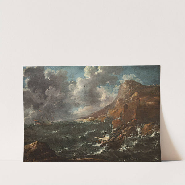 Ships in a Gale by Marco Ricci