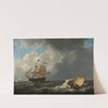 Ships in a Turbulent Sea by Johannes Christiaan Schotel