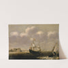 Ships in Front of a Harbour by Claes Claesz. Wou