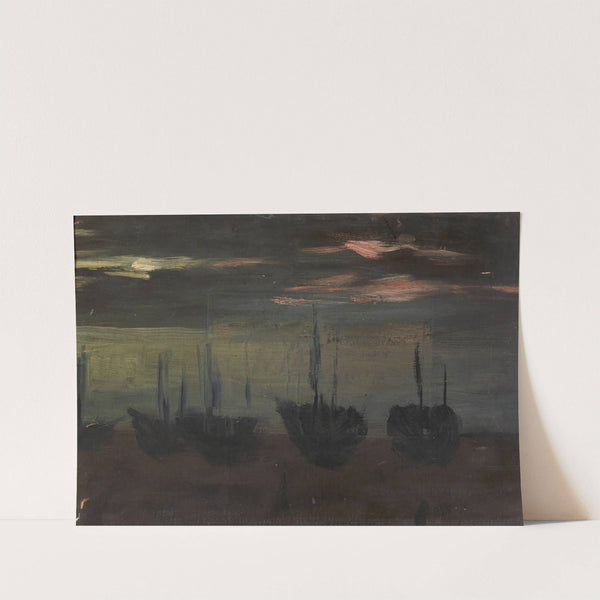 Ships in Moonlight by Alice Pike Barney