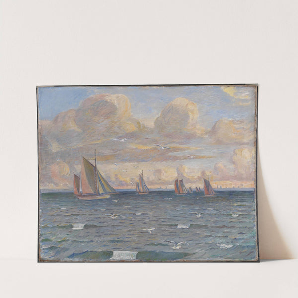 Ships in the Sound (1910 – 1917) by Poul Simon Christiansen
