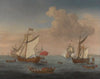 Ships in the Thames Estuary near Sheerness