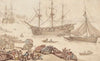Ships landing, probably at Portsmouth