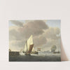 Ships near the Coast in windy Weather by Willem van de Velde the Younger