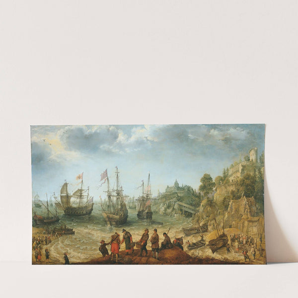 Ships off a Rocky Coast (1621) by Adam Willaerts