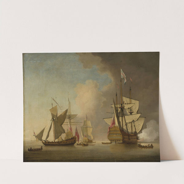 Ships on the sea by Peter Monamy