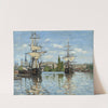 Ships Riding on the Seine at Rouen (1872-1873) by Claude Monet