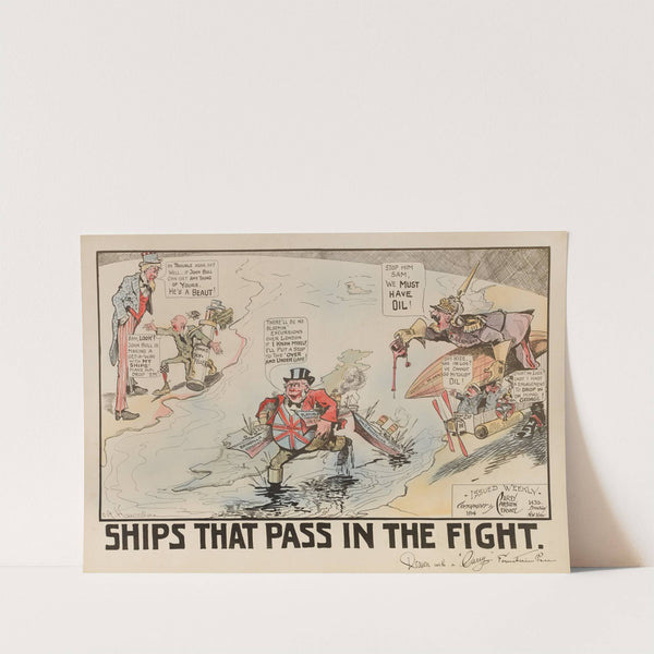 That Dinner in Paris (1918) by Carey Cartoon Service