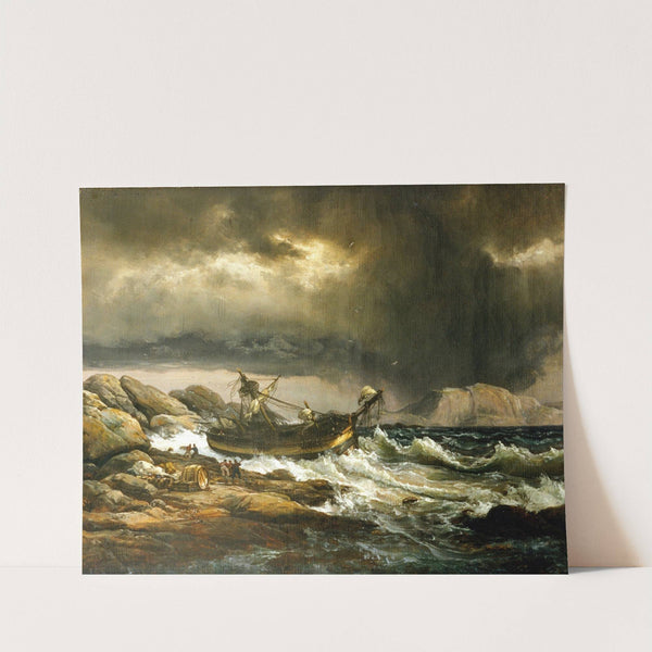 Shipwrech (circa 1832) by Johan Christian Dahl