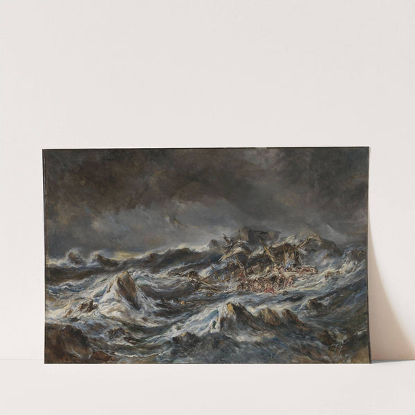 Shipwreck (1840-1886) by Eugène Isabey