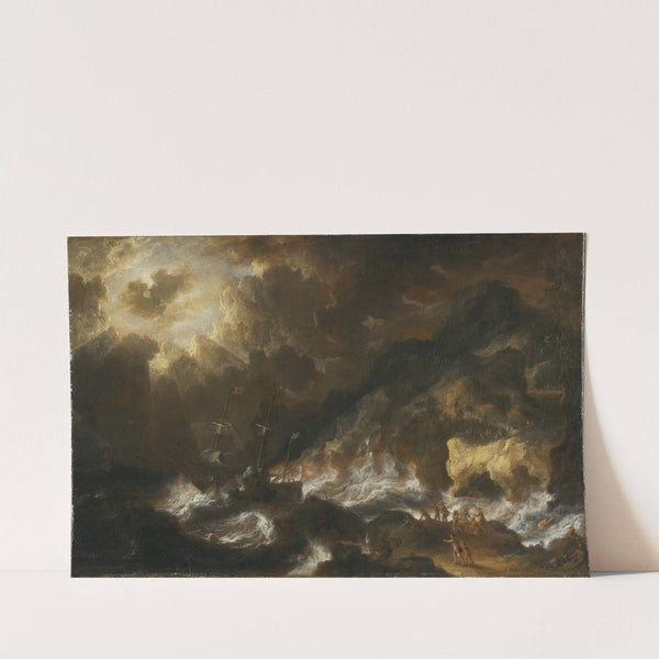 Shipwreck (1692) by Peter van de Velde